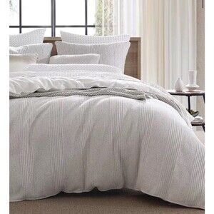DKNY Pure Ribbed Jersey 3-Pc. Full/Queen Duvet Cover Set